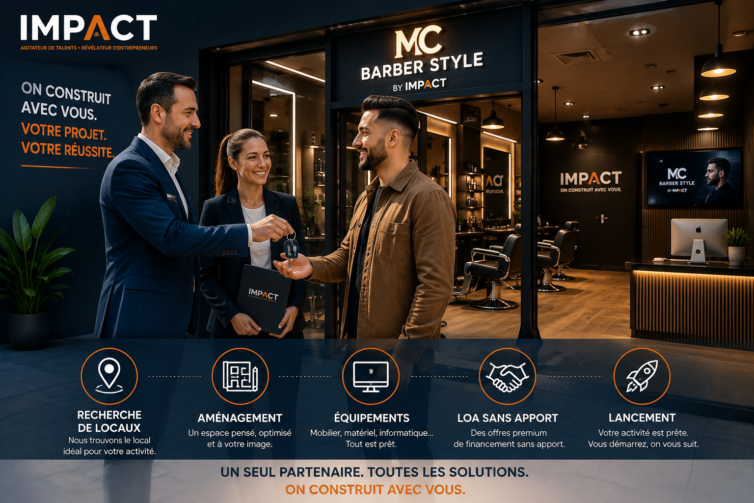 Locaux, équipements, lancement